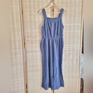 Universal Thread Textured Navy Maxi Dress